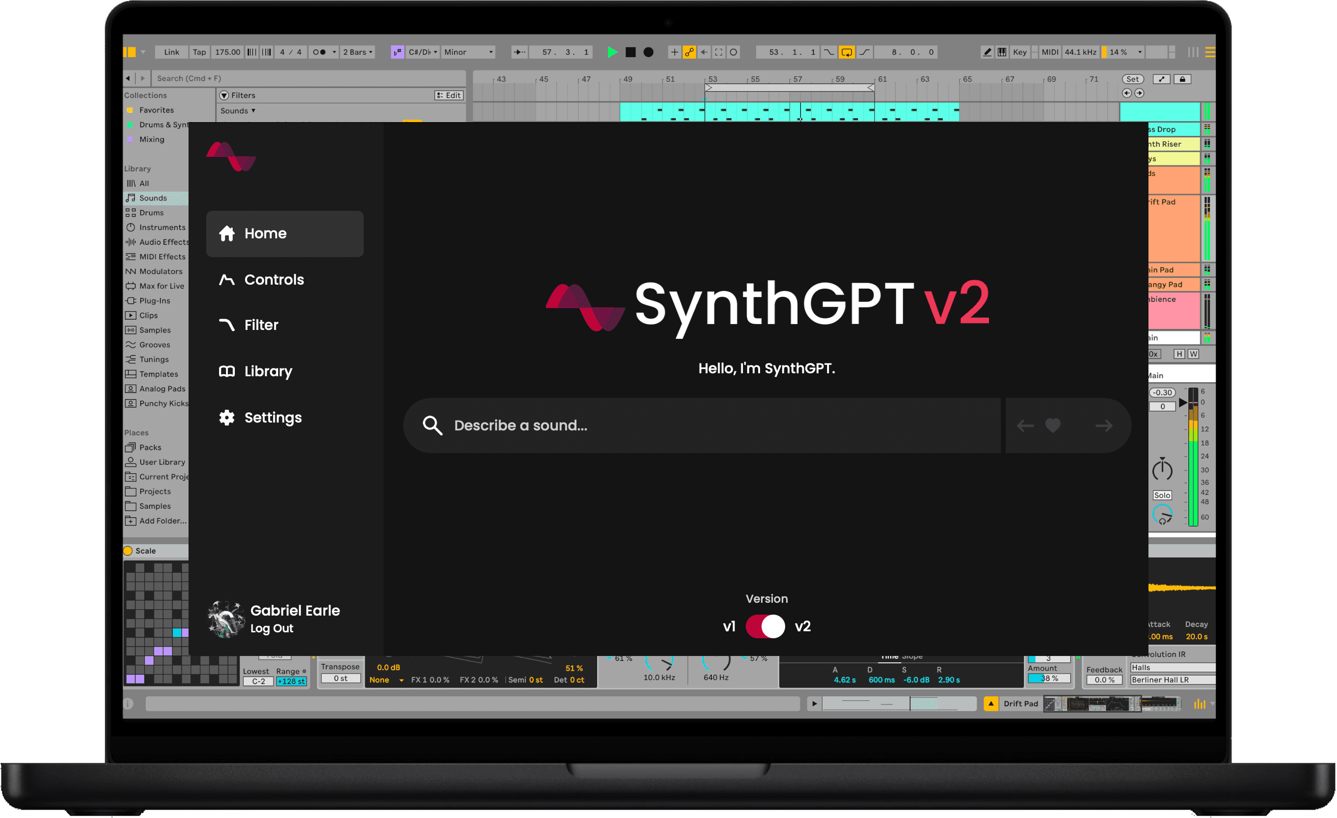 SynthGPT 2 by Fadr - Create Synths with Words