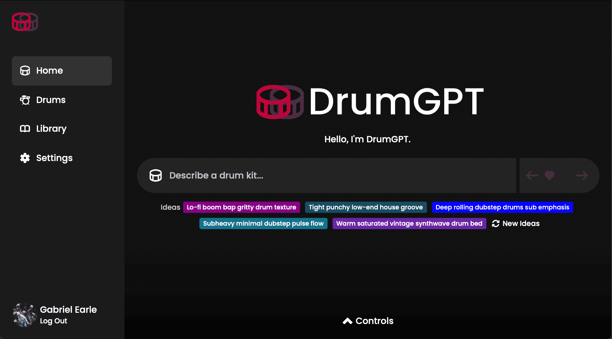 DrumGPT Home Page - Fadr